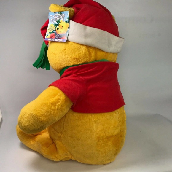 Vintage Disney 2002 Special Edition Winnie the Pooh Christmas Santa - 26" - Picture 7 of 10